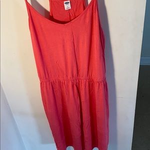 Pink relaxed fit dress